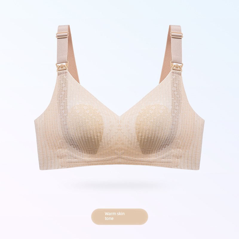 Clearance Sale Nursing Bras, Large Size, for Big Busts, Summer Thin Style, Postpartum Breastfeeding, Anti-Sagging, Pregnancy Nursing Bra — 2