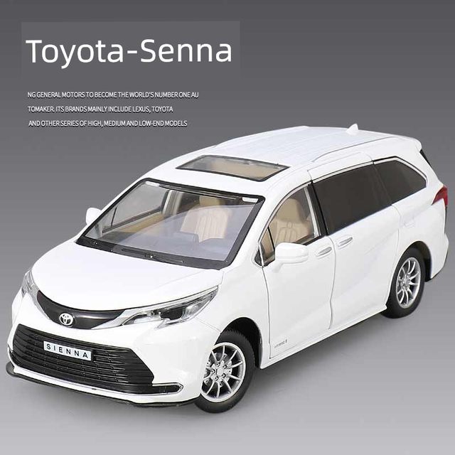 Toyota Senna alloy car model Grevia business mpv simulation car ornament children boy toy car