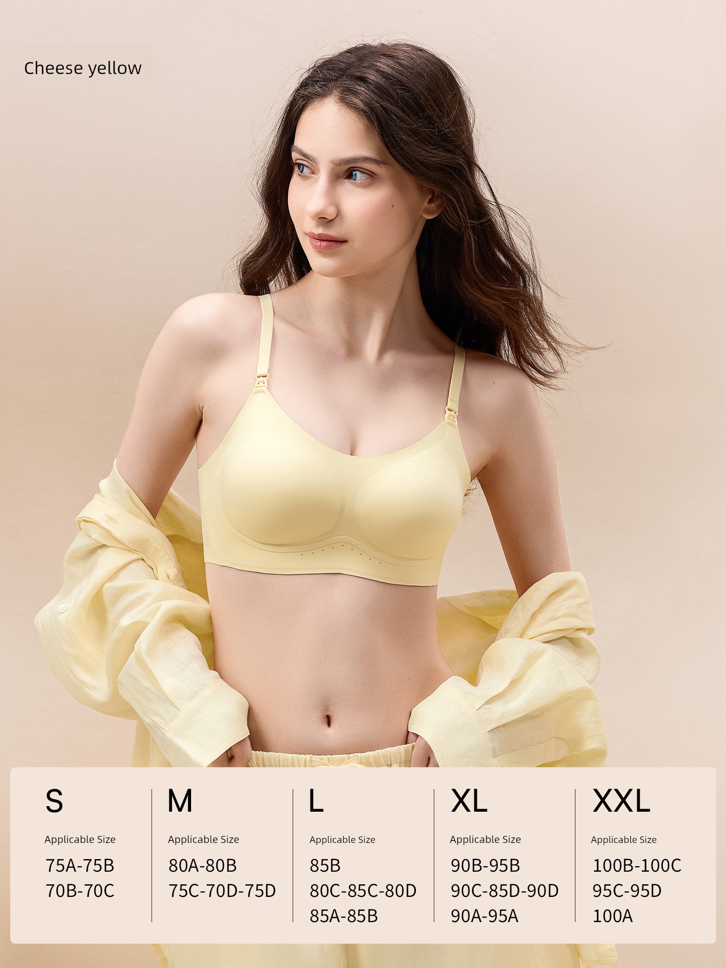 Manxi Milk Silk Maternity Nursing Bra, Anti-Sagging, Breathable, Special for Pregnancy and Postpartum Breastfeeding, Comfortable — 6