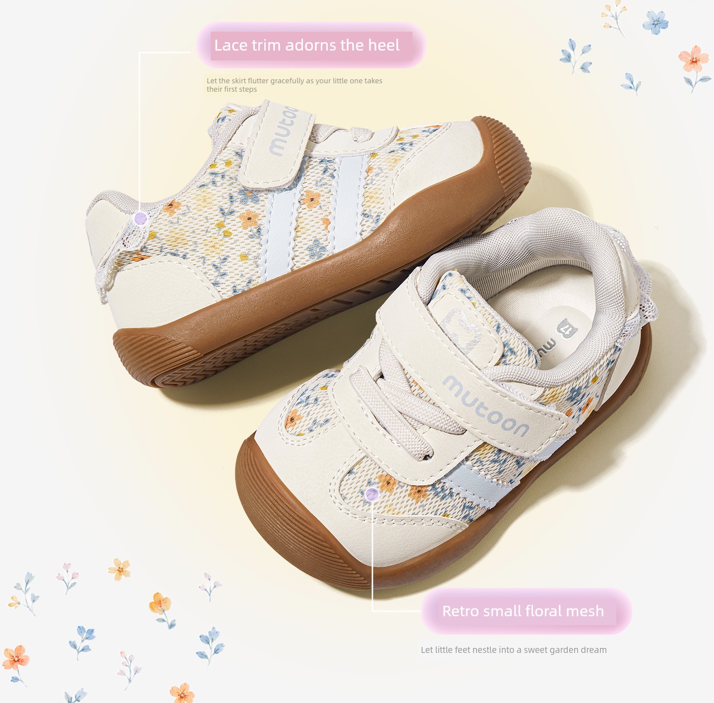 Children's Shoes for Infants, Soft-Soled Princess Training Shoes, 2026 Autumn New Breathable Mesh Functional Shoes for Girls — 8