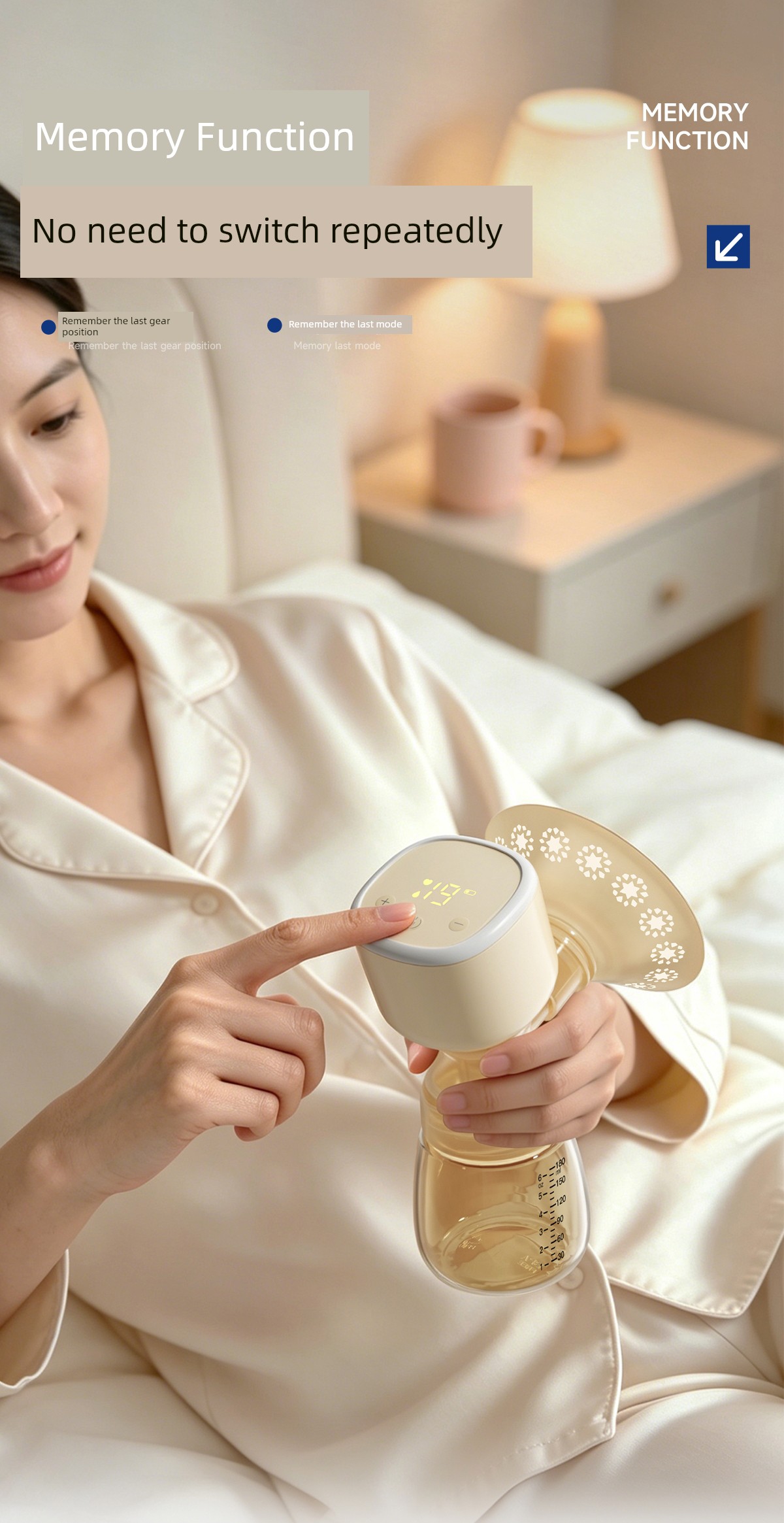 Fully Automatic Electric Breast Pump, Painless Micro-Vibration Massage Breast Milk Extractor, Silent Breast Pump, Milk Collector — 10
