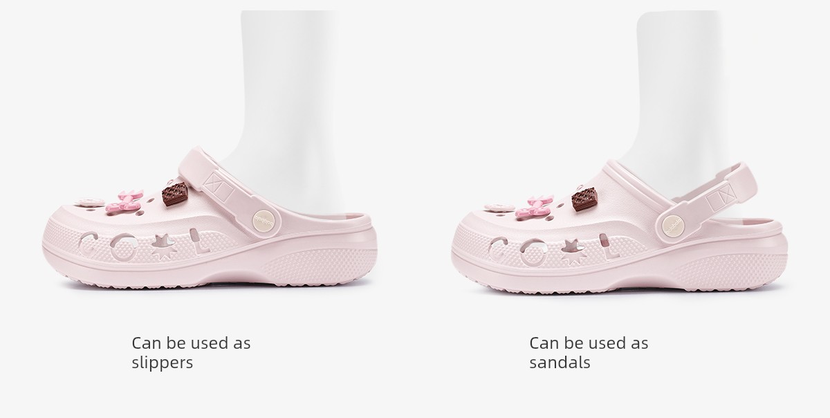 Balabala Children's Slippers for Girls, Summer Baby Clogs, Closed-Toe Cartoon Cute Bath Slippers for Kids — 13