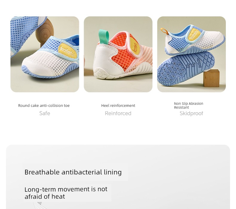 Crtartu Sports Anti-Slip Breathable Baby Children's Sandals — 4