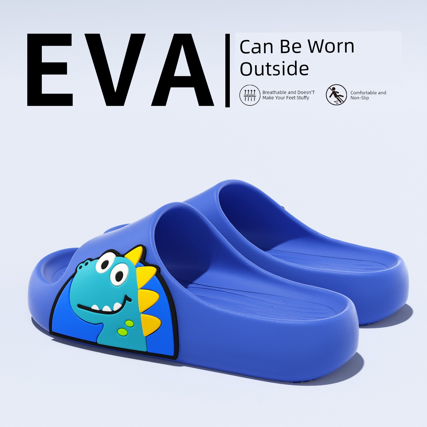 Summer Household Bathroom Bath Outwear Kids Slippers — 1