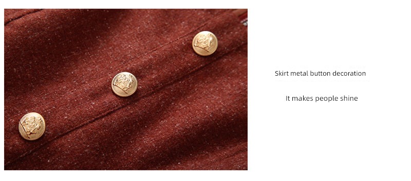 Autumn and winter French Retro Wool Doll Collar straps