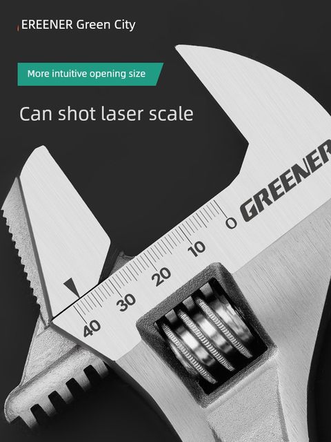Green Forest movable wrench tool multi-functional movable universal board hand board large opening small hardware tools
