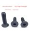 Level 10.9 countersunk hexagon screw high strength flat head screw black flat cup bolt M3M4M5M6M8M10M12