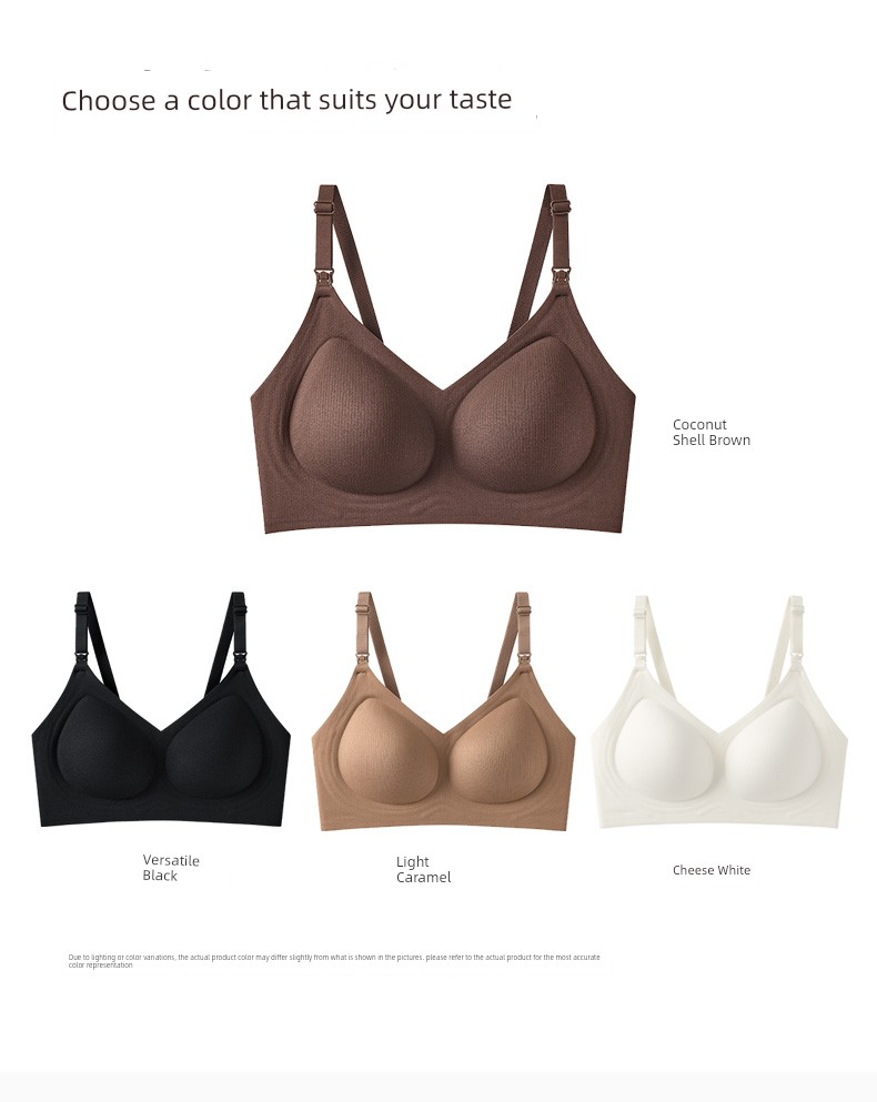[Clearance] October Queen Nursing Bra for Pregnancy and Postpartum, Specialized for Breastfeeding, Anti-Sagging Maternity Bra — 13