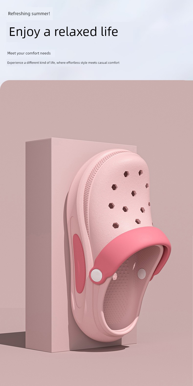 Step Eleven Children's Clog Shoes for Girls 2026 Summer New Thick-Soled Breathable Non-Smelly Non-Slip Parent-Child Sandals for Boys — 5