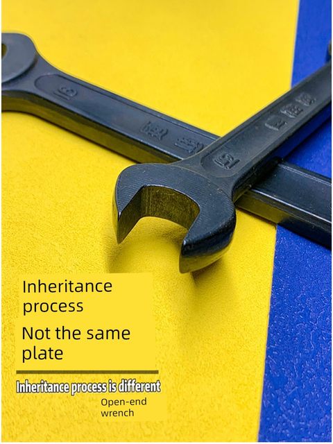 Original genuine Qinghai Lake open-end wrench industrial screw plate hand card fork board old brand hardware tools
