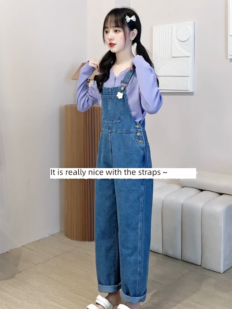 Pachachi High waist Fashion cowboy rompers Conjoined