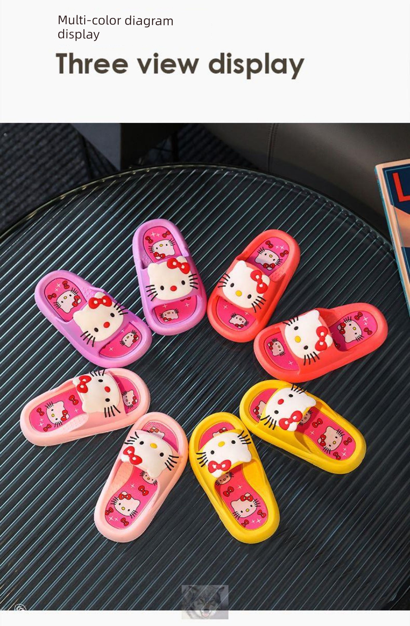 Girls' Slippers, Kidsren's Indoor Home Shoes, Cartoon Little Girls' Anti-Odor Slippers, Anti-Slip Summer Shoes for Baby Girls — 10