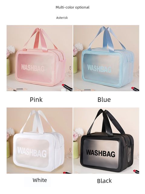 Makeup bag toiletry bag storage bag waterproof business trip travel transparent swimming fitness bath storage bag for women