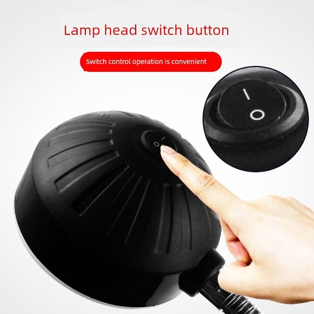 led机床工作灯强磁座磁铁照明灯冲床车床机器设备工业台灯220v24v