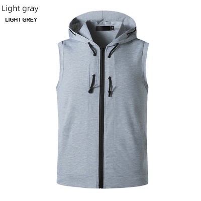 Sleeveless Thin coat man Fitness wear Extra large Vest