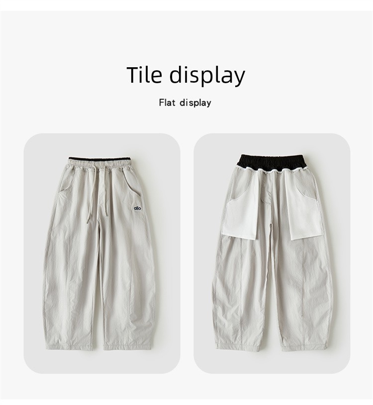 Boys' Pants Summer Thin Style 2026 New Children's Quick-Dry Pants Loose Casual Anti-Mosquito Pants Big Kids Autumn Long Pants — 14