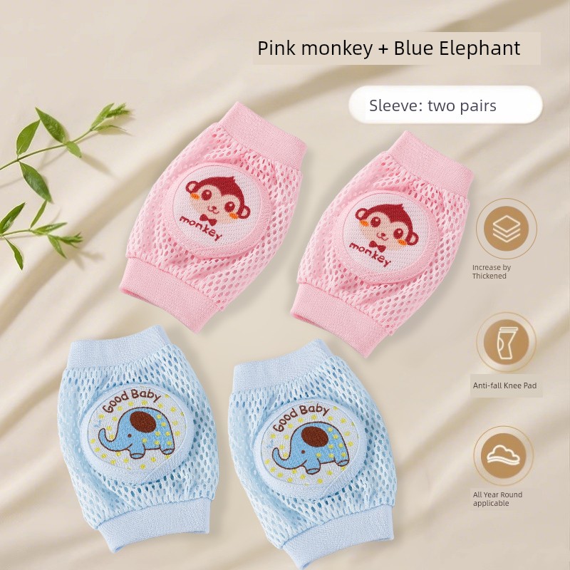 [Summer Breathable] Baby's Kneecap Baby Crawling Thin Men and Women Toddling Fall Protection Protective Gear Children Children Little Kids — 6