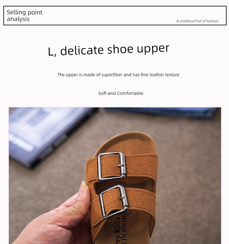 Children's Summer Slippers, Birkenstock-Style Outdoor Non-Slip 2024 Sandals, Boys' and Girls' Casual Indoor Shoes — 2