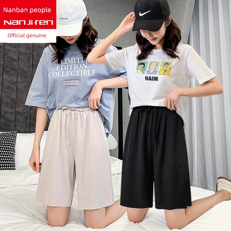 NGGGN Ice silk spring and autumn winter leisure time motion shorts