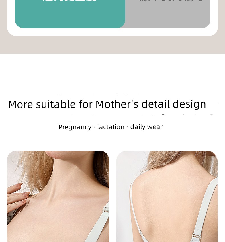 Clearance Sale Nursing Bras, Large Size, for Big Busts, Summer Thin Style, Postpartum Breastfeeding, Anti-Sagging, Pregnancy Nursing Bra — 17