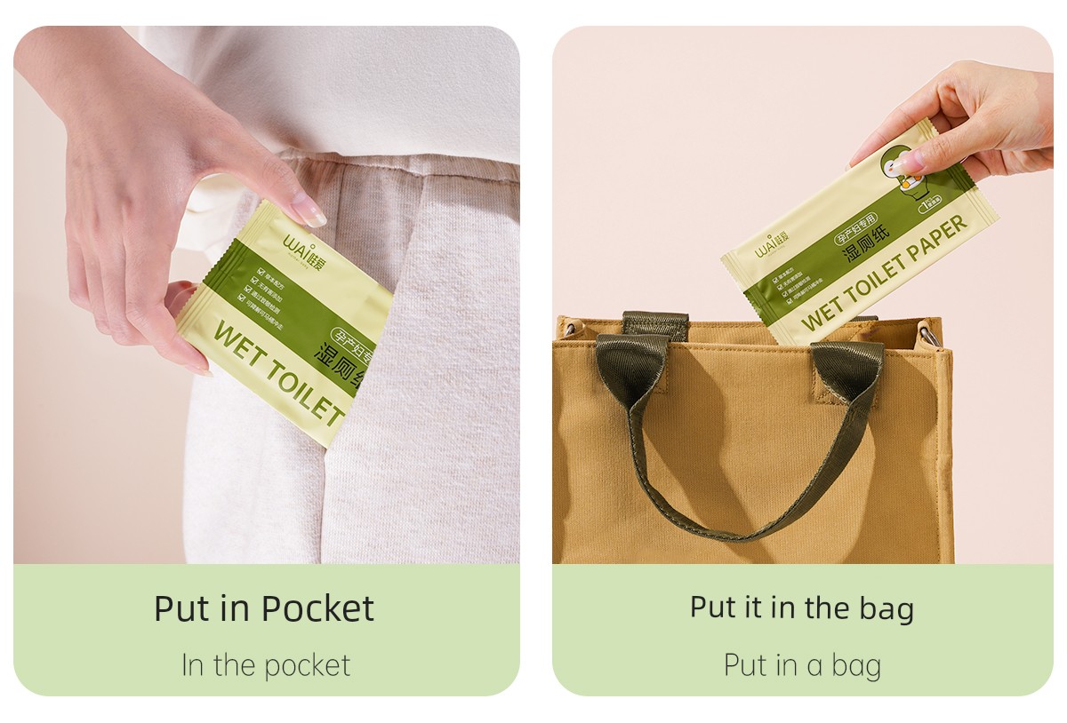 Wow, These Portable Wet Toilet Wipes for Pregnant Women Are Individually Packaged, Essential for Pregnant Women, Ultra-Soft and Biodegradable — 5