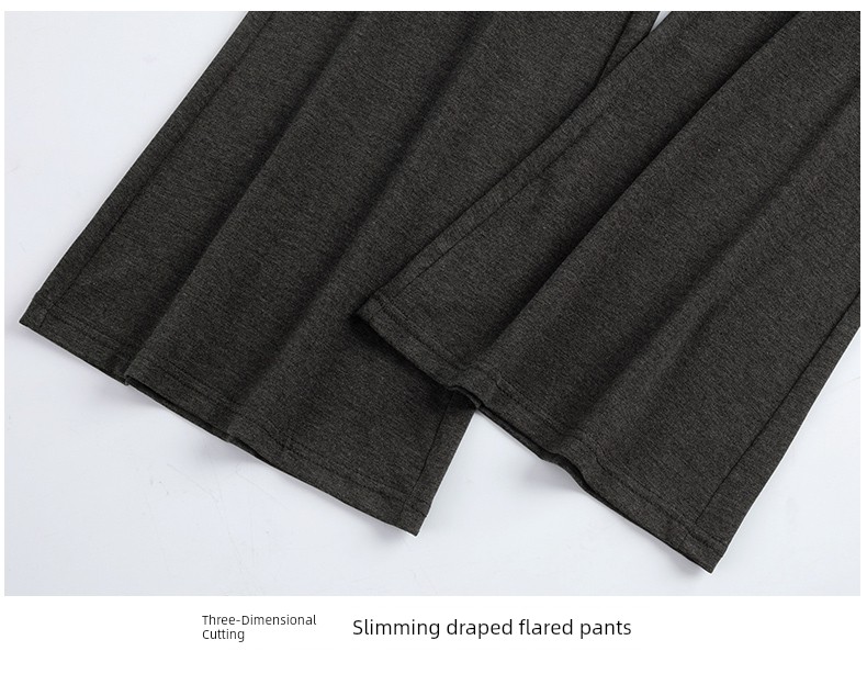 Jq Jingqi Maternity Pants for Autumn and Winter, Suitable for Wearing Outside during Pregnancy, Do Not Tighten the Belly, Slightly Flared Pants, Thick — 16