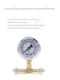 Free shipping Y-40 air pressure gauge air machine pressure measurement and three-way pneumatic quick plug connection PU pipe with 10 kg pressure