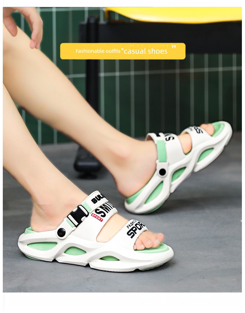 Boys' Sandals Summer 2026 New Model for Children Aged 7-12, Plastic Water Shoes for Boys, Quick-Dry Beach Shoes for 16-Year-Olds — 3