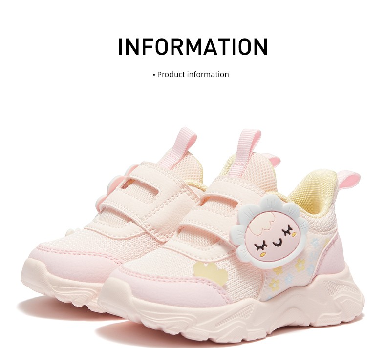 361 Degrees Children's Shoes for Girls, Toddler Shoes, Autumn New Model, Girls' Sports Shoes, Breathable Mesh Baby Shoes — 8
