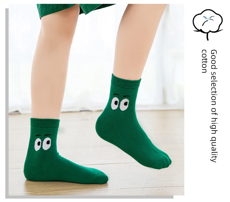 Pure Cotton Spring and Autumn Girl Deodorizing Filter Children's Socks — 10
