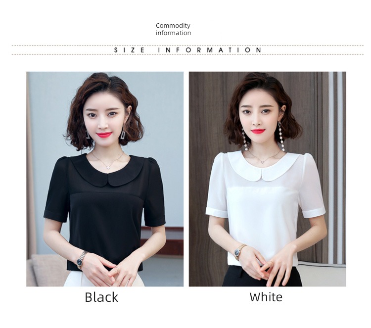 Women 2020 summer Foreign style Small shirt Very immortal Short sleeve
