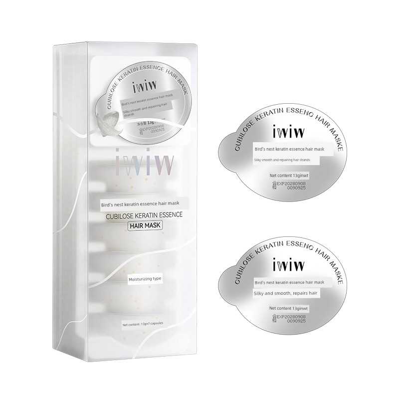 Iwiw Bird's Nest Keratin Hair Mask with Amino Acids to Smooth, Shine, and Strengthen Hair, Smooth and Repair Frizz — 1