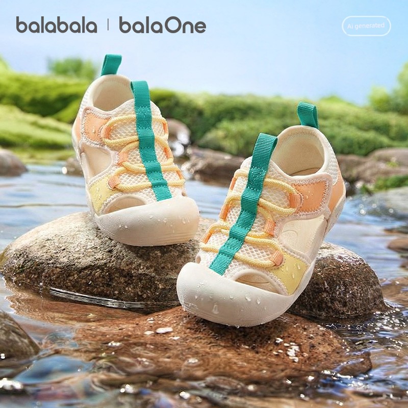 [Bee Wish Society] Balabala Kidsren's Shoes, Kidsren's Sandals, Quick-Drying, Soft-Soled, Breathable, Sports-Friendly Summer Shoes — 2