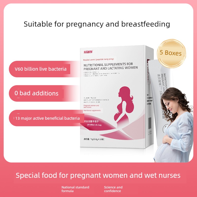 Probiotics for Pregnant Women to Relieve Bloating in the Gastrointestinal Tract during Pregnancy and Lactation, Special Dietary Supplement for Smooth — 4