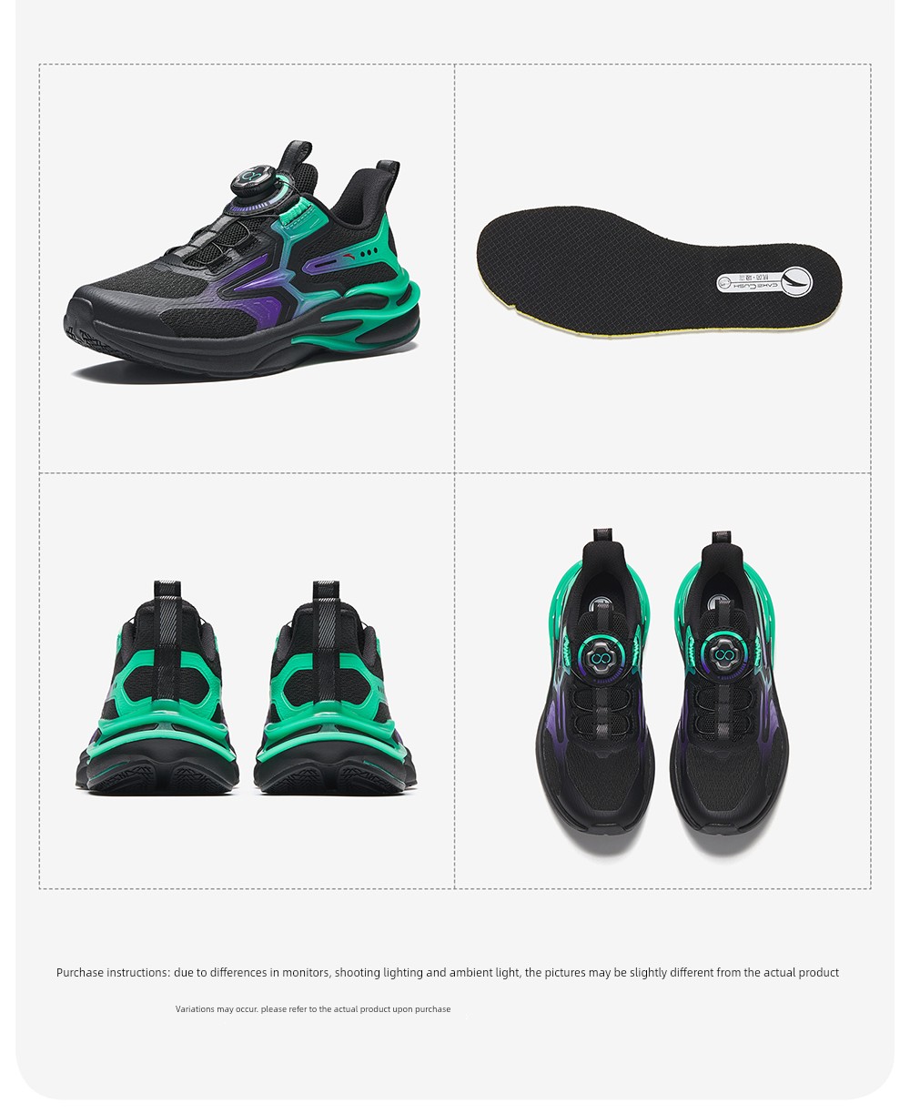Anta Kids Boys' Running Shoes 2026 Autumn New Model Professional Breathable Sports Shoes for Boys — 42