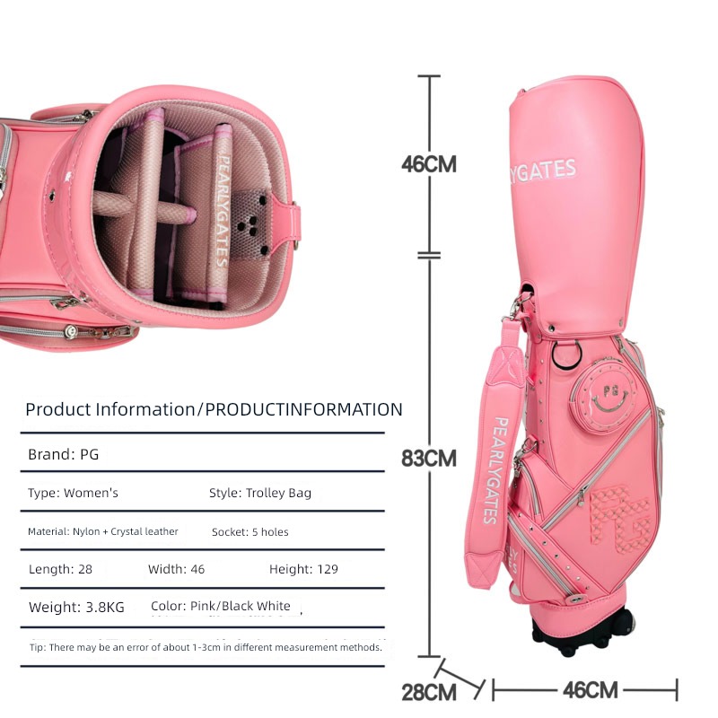 PEARLYGATES Waterproof tape Golf bag