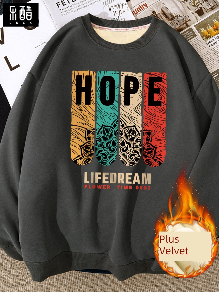 winter Spring and Autumn the fat Increase fertilizer easy Sweater