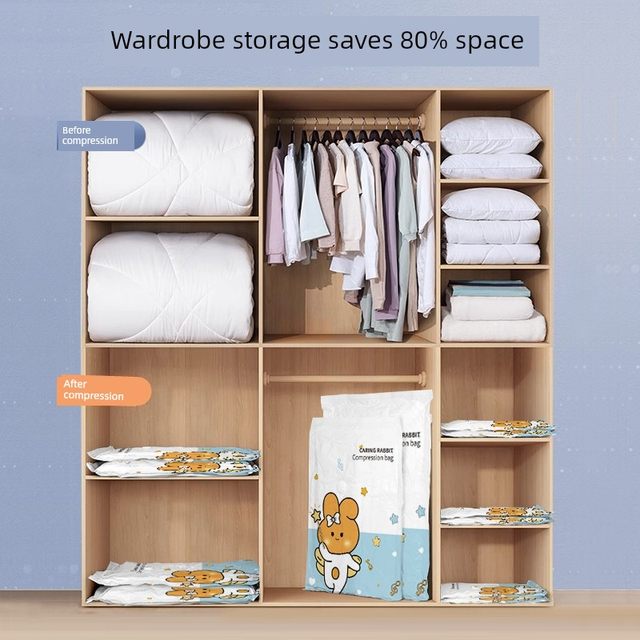 Vacuum compression bag electric pump thickened storage quilt clothing down jacket special moisture-proof packaging shrink bag
