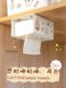 Paper draw box Home living room creative tissue box markless and hole-free wall hanging wall-mounted tissue storage box Kitchen paper draw box