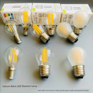 Edison Creative Retro Led Retro G45 Globe E14e27 Screw Mouth Anti-Tungsten Wire Electrodeless Dimming Energy-Saving Bulb