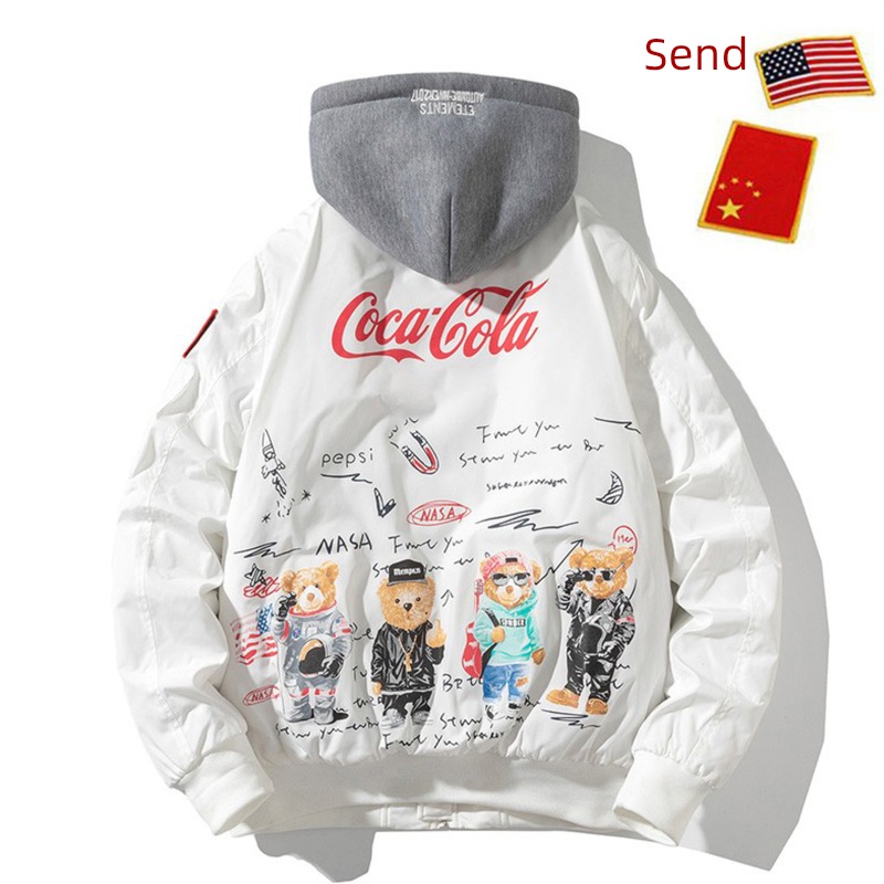 NASA astronaut Spring, autumn and winter thickening cotton-padded clothes loose coat