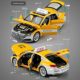 Large Volkswagen Alloy Taxi Children's Toys Six-Door Car Model Taxi Boy Toy Car Gift