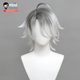 Xiuqinist Identity 5 Patient Star Cos Wig Psychologist Parents Night Game Fake Hair Ear Dress