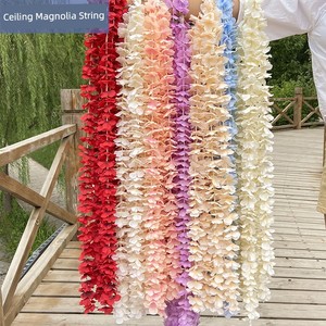 Yanlan String Wedding Hall Ceiling Flowers Artificial Wedding Bench Fake Flower Hydrangea String Silk Flower Wedding Pro