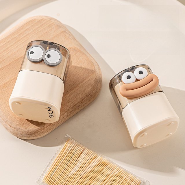 Guangyi Fruit Fork Disposable Toothpick 100 Automatic Pressing Toothpick Box Household Fruit Strip Bamboo Strip with Box