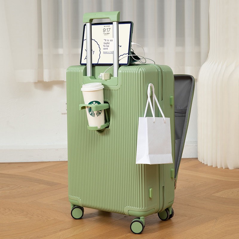  MENDELEEV奢侈品牌行李箱男鋁框萬向輪密碼拉杆箱小型時尚登機箱