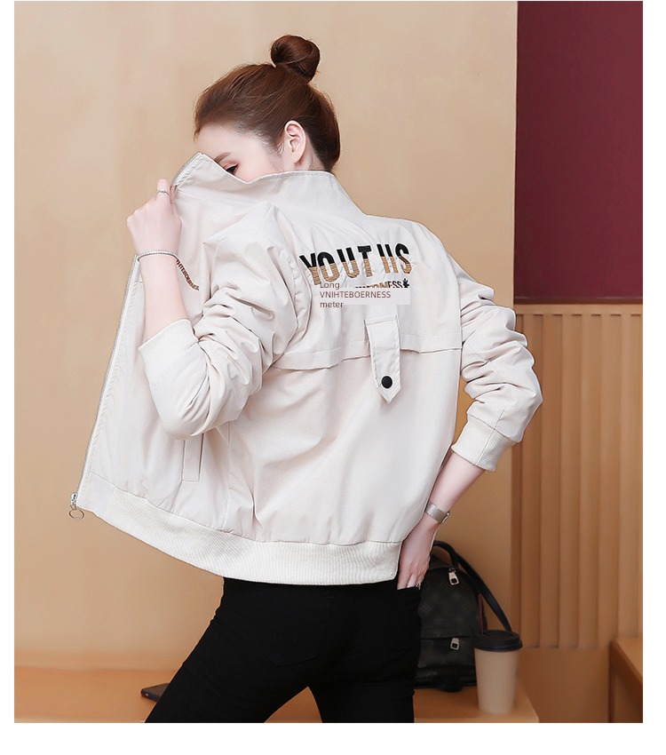 Plush thickening leisure time ma'am Autumn and winter clothes Jacket
