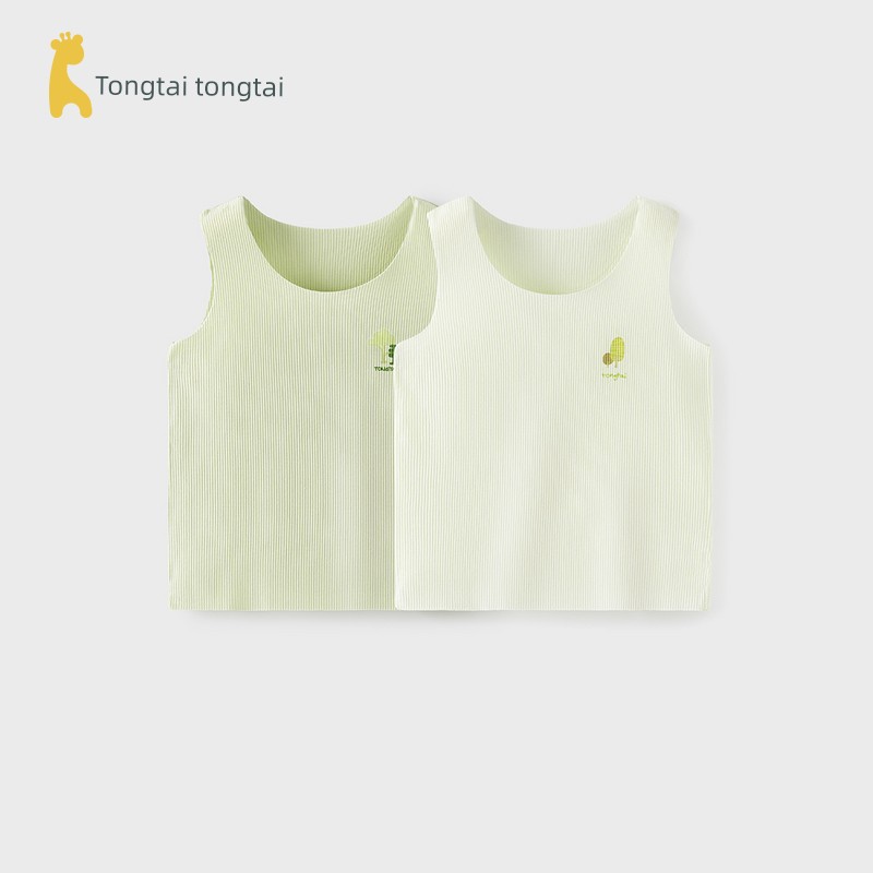 Tongtai Baby Summer T-shirt Modal 2-Piece Vest — 4