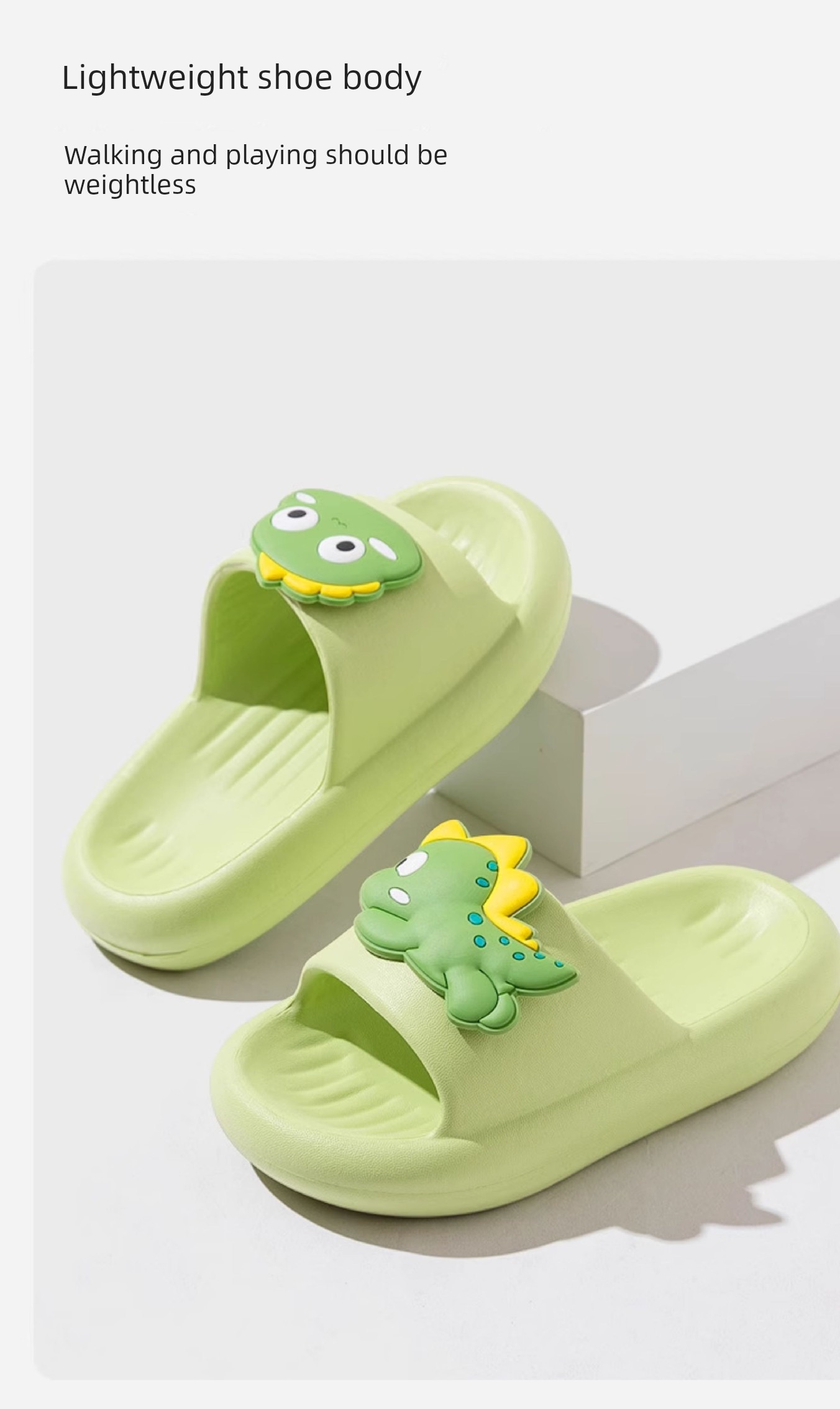 Rushan Dinosaur Children's Slippers for Babies, Indoor Home Use for Boys and Girls, Summer Bath Non-Slip Eva Outdoor Sandals — 6