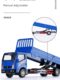 1/32 alloy Isuzu truck model Huili toy dump truck truck light cargo Great Wall gun pickup fire truck